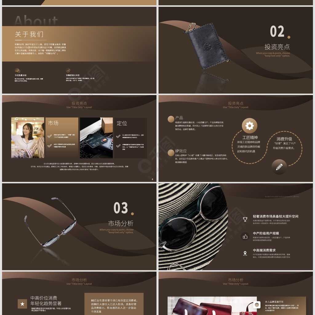 輕奢產品投資策劃與推廣宣傳計劃總結匯報